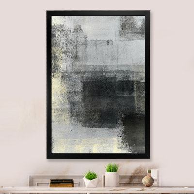 Gris et beige, art moderne - œuvre d'art moderne et contemporaine sur toile