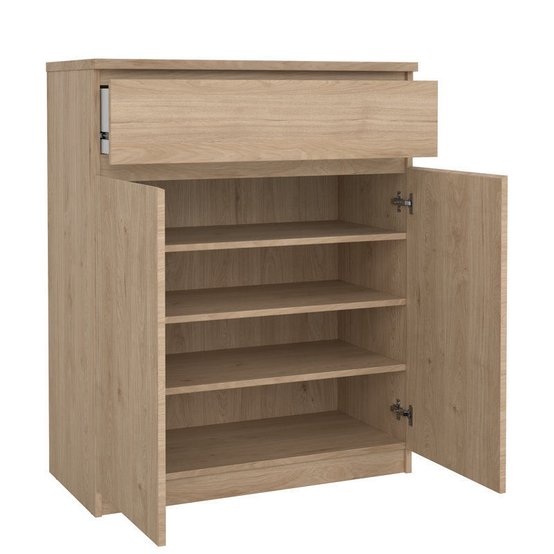 Jada 31.65" W 1 Drawer, 2 Door Sideboard, Jackson Hickory