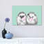 Playful Twins Hedgehog by Big Nose Work - Print on Canvas-1072333422-1042861786
