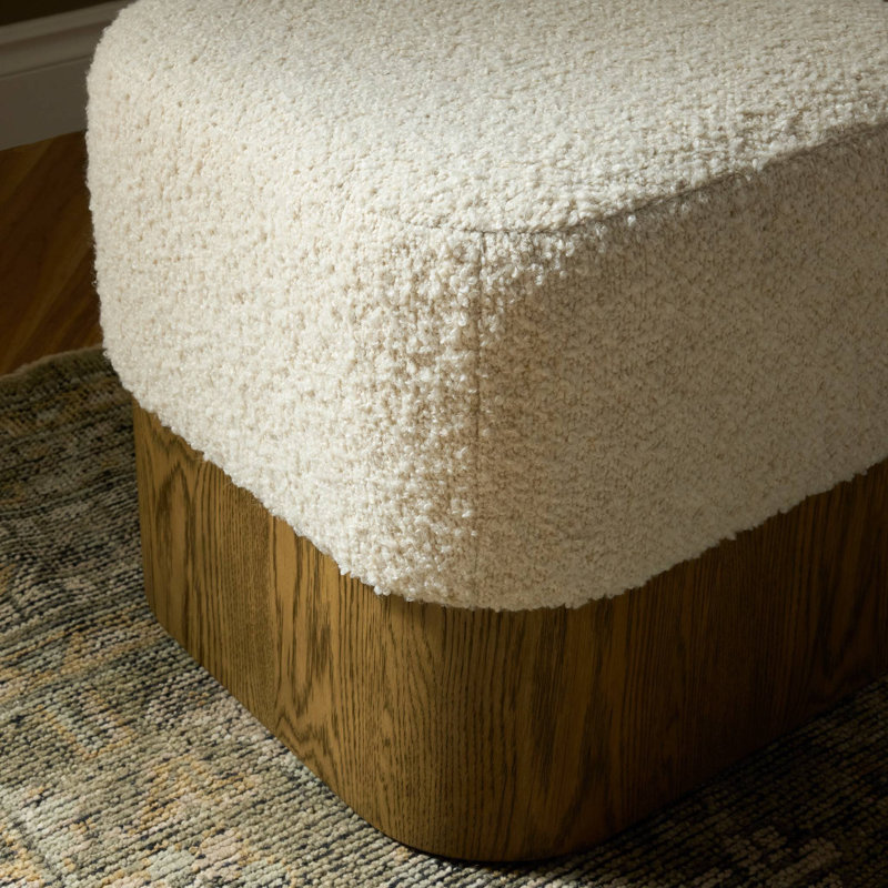 Yamal Square Ottoman, Gemena Cream