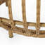 Table basse - Table d'appoint bohémienne en faux rotin pour une utilisation intérieure / extérieure