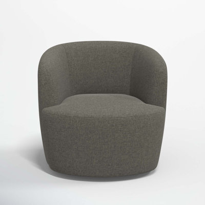 Maya Swivel Chair In Boucle
