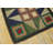 One-of-a-Kind 3'2" x 6'4" 1920s Rectangle Wool Area Rug in Green and Ivory