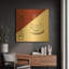  «Cafe Moderne 2» par Marco Fabiano, art mural en métal doré, 36 po x 36 po-1555639202