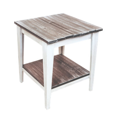 Asther Solid Wood End Table