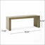 Banc de salle à manger en bois d'acacia