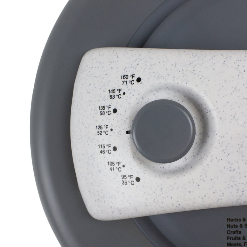 Nesco Snackmaster 4-Tray Gray and White Food Dehydrator