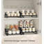 2 Pack Extendable 3-Tier Stackable Wood Spice Organizer-1290412977