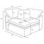 Canapé modulaire rembourré 6 pièces Beatriz-497581832