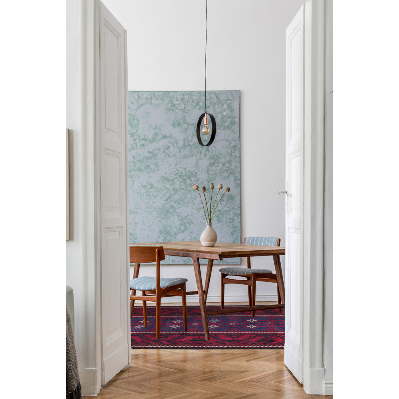 Tapis rouge Baluch 3 pi 8 po x 7 pi 6 po