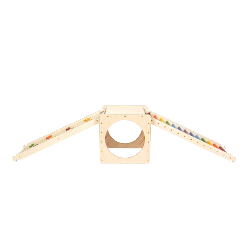 KateHaa 58cm W Wood Climber, Rainbow