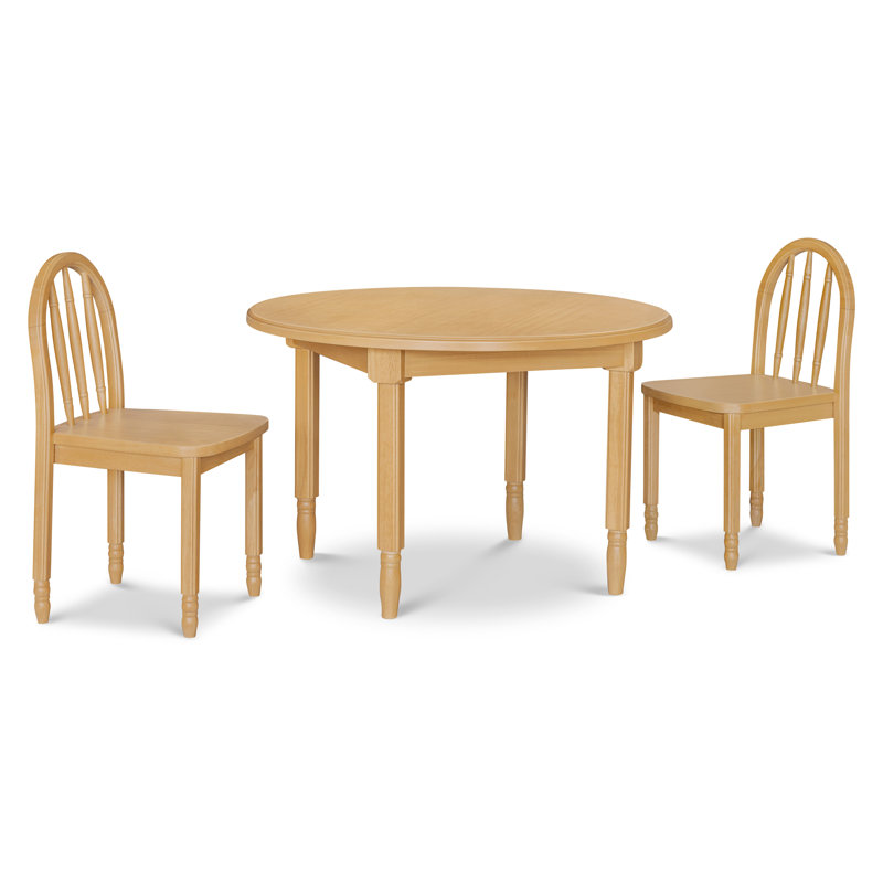 Liberty Play Table & Spindle Chairs Set, Honey