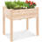 Rigney  Outdoor Fir Wood Elevated Planter with Fabric Liner & Drainage Holes-1890617988-1926726159