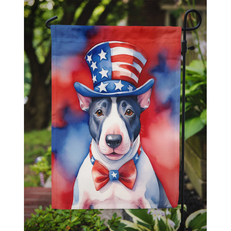 Drapeau patriotique du jardin américain, Bull terrier anglais