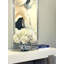 Hydrangea Arrangement in Blue and White Vase