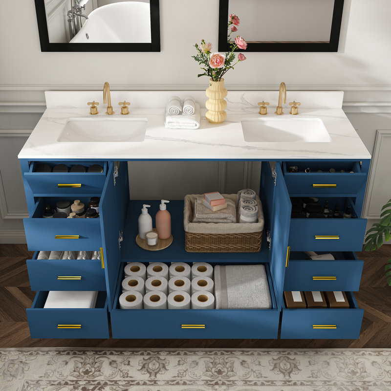 Freestanding Standard With Quartz Top