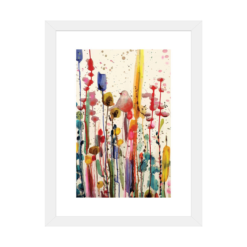 «Ce doux matin» par Sylvie Demers - reproduction d'art, H 24 po x l 16 po x P 1 po, Encadré par un papier blanc