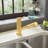 Bali Pull-out Single Handle Kitchen Faucet With 2-function Sprayer, Deck Plate, And Supply Lines -116250149