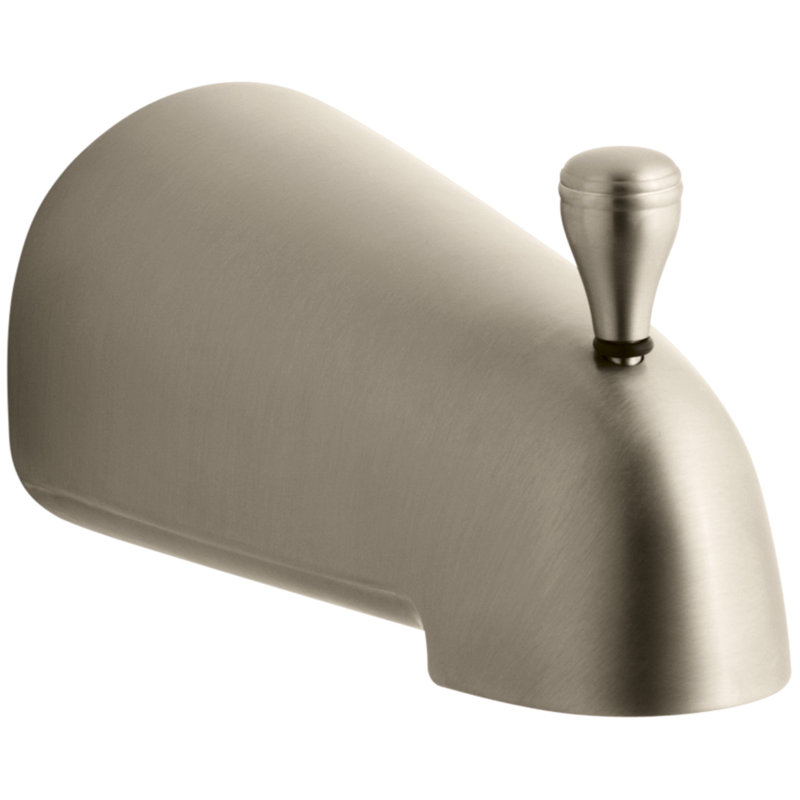 Devonshire Raphael 4-7/16" Diverter Bath Spout with Slip-Fit Connection, Vibrant Brushed Bronze