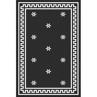NewYork Black Cushioned Kitchen Mat