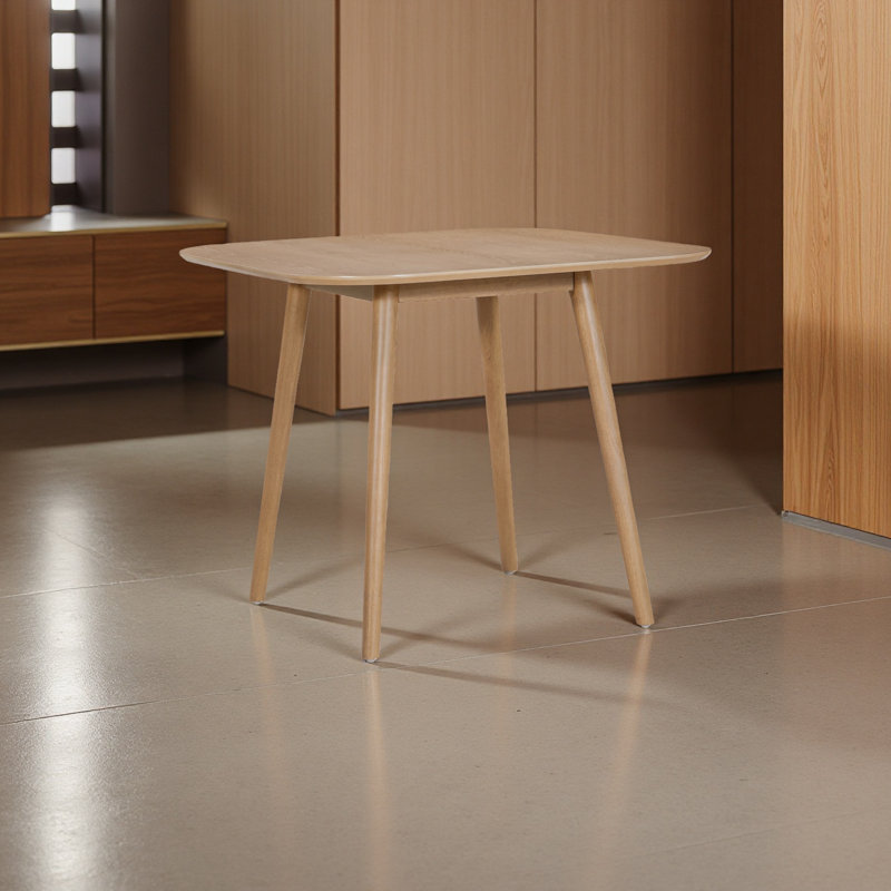 Square Dinning Table, Light Ash