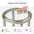 Enzio Glass Top Single Coffee Table-1091795551