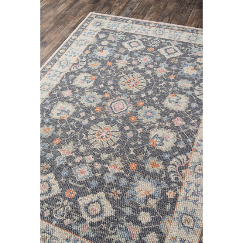 Tapis gris anthracite Guerin Momeni Anatolia, Rectangle 3 pi 3 po x 5 pi
