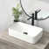 STYLISH Lavish 19"L White Rectangular Vessel Sink