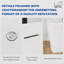 47" x 27" Modern Freestanding Acrylic Soaking Bathtub, Non-Slip Surface, Compact Design for Small Bathrooms-83534713