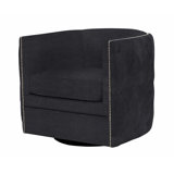 Palazzo 31.5'' Wide Tufted Swivel Barrel Chair