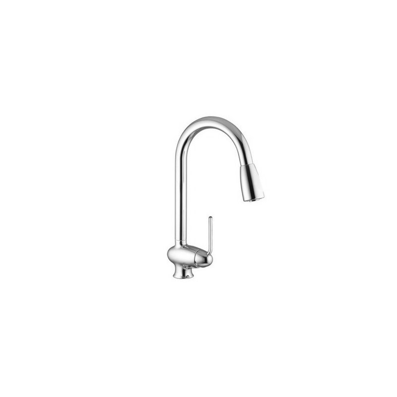 Fima By Nameeks Pull Out Kitchen Faucet, Brushed Nickel