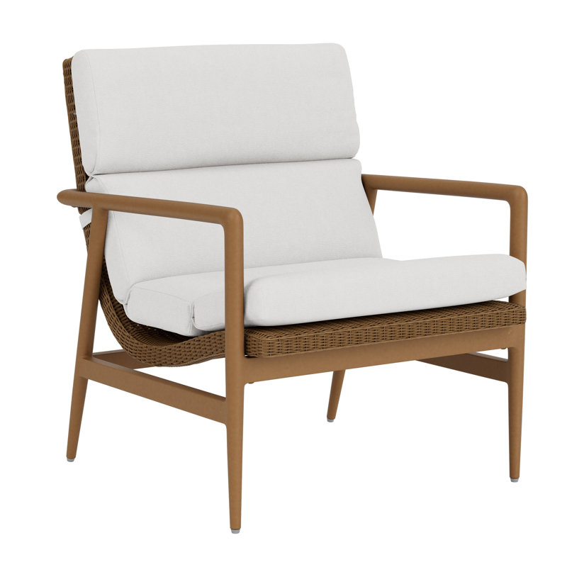 Outdoor Dining Armchair, Hickory
