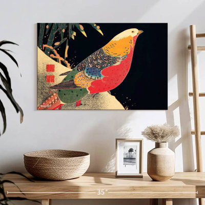 Brampt Golden Pheasant In The Snow