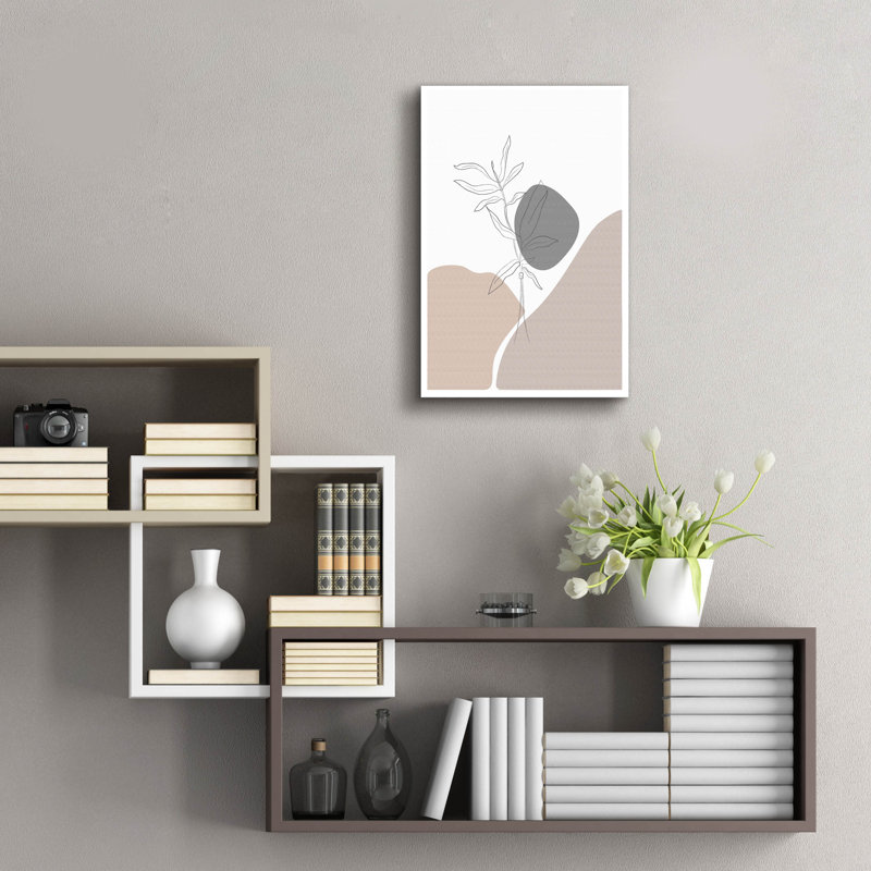 «Abstract Minimal Plants» par Sabrina Balbuena, H 24 po x l 16 po x P 0,2 po
