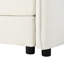 Comfy For Apartment - Chenille Fabric And Extra Seat, Beige Office Upholstery