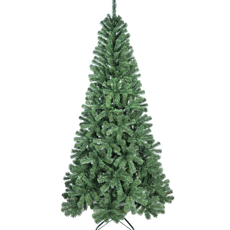 6ft Artificial Christmas Tree, 500 Tips, Hinged Structure, Strong Metal Stand, Compact, Small Rooms, Office Decor Secure Placement, Apartment Decoration, Decoration