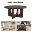 Table basse ronde en bois massif et manufacturé Jadida-1067439537