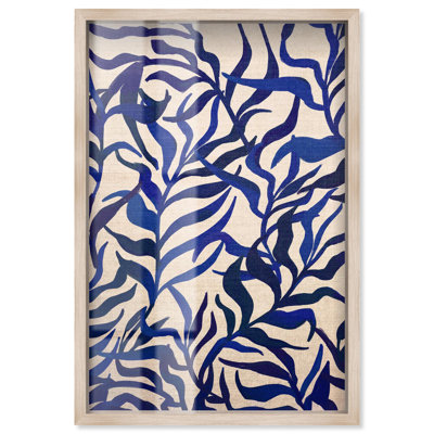 Seaweed Blue Decor Shadowbox par Art Remedy