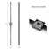Eljan New Upgrade Iron Outdoor LED Wall Light with Back Plate