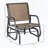 Metal Frame Porch Glider Chair with Breathable Mesh Fabric-1980349966