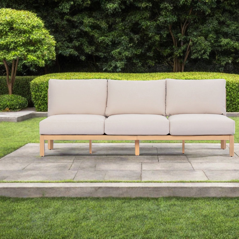 Ensemble de cordes en bois d'acacia 5 pièces Modern Modern Patio Sofas