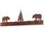 Rustic Lodge 6 - Hook Wall Mounted Coat Rack