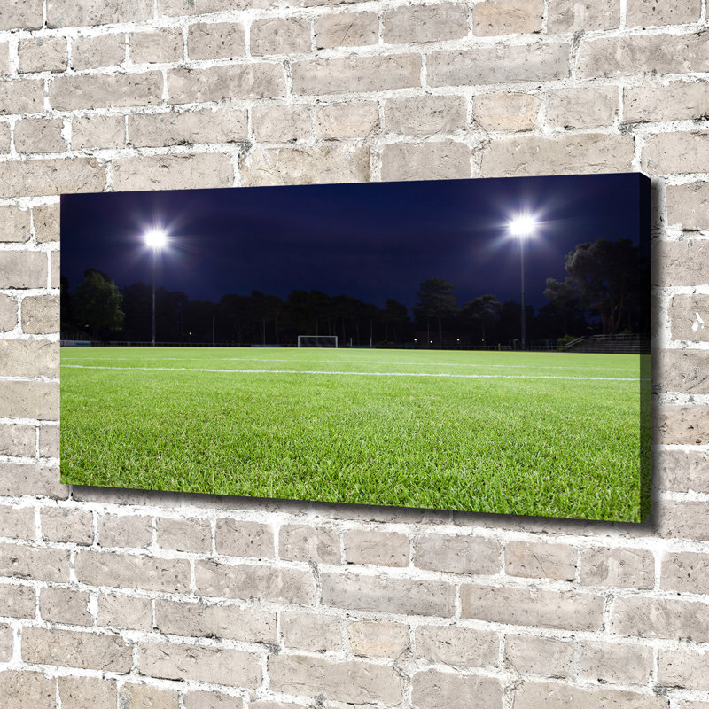 Football Turf - No Frame Print, 70cm H x 140cm W, Canvas