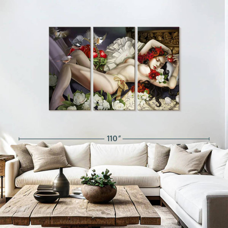 Fallen Snow, 48" H x 74" W