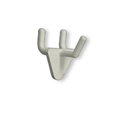 1" Glass-Filled Nylon Hook: 0.225" Diameter, 50-Pack