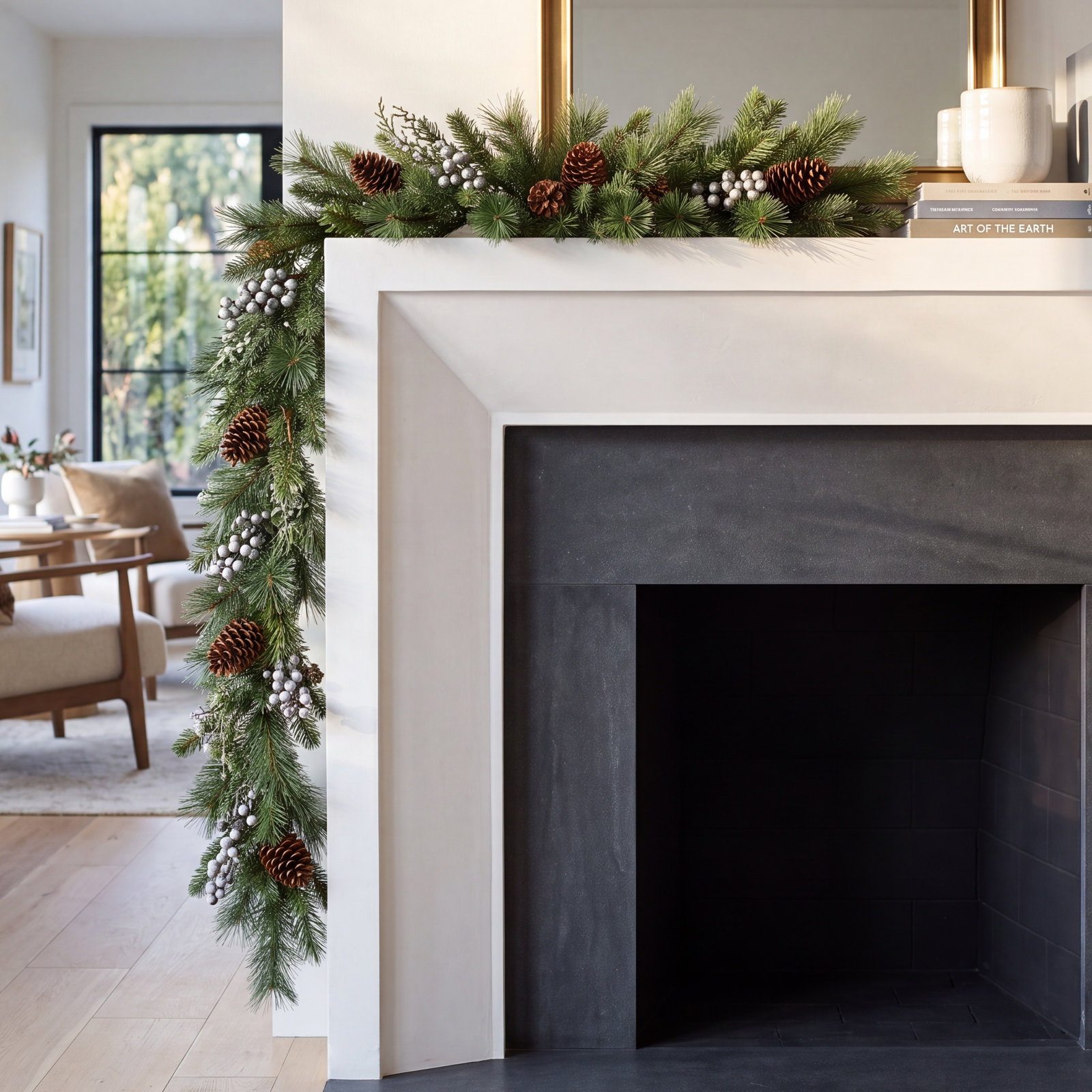 48'' in. Faux Pinecone Garland