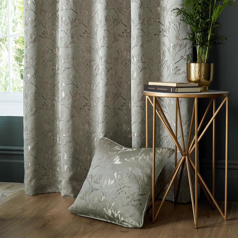Hertford Curtain, Width 168 x Drop 183cm, Champagne