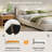 Elegant Fabric Bed Frame-535547051