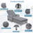 2 Pieces Long Reclining Chaise, Outdoor Wicker Lounge With Armrests, Patio Adjustable Recliner With Soft Removable Cushions, All Weather Rattan Pool Lounge For Poolside & Garden-19157604