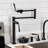 Kingston Brass Silver Sage Two-Handle 1-Hole Deck Mount Pot Filler Faucet-73174575